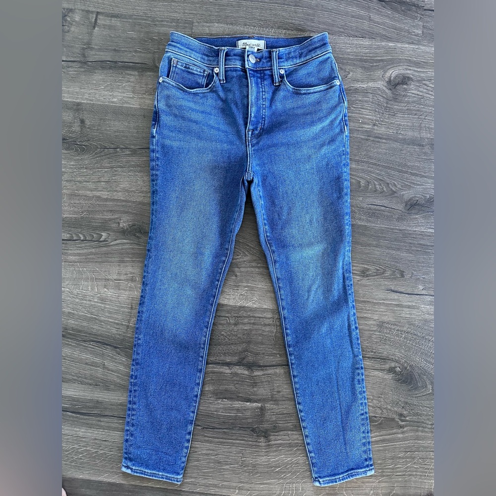 Madewell Petite High-Rise Skinny Jeans in Gracey Wash